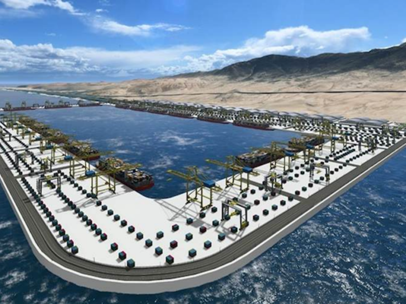 Corío: US$650 millones para arrancar el puerto del sur