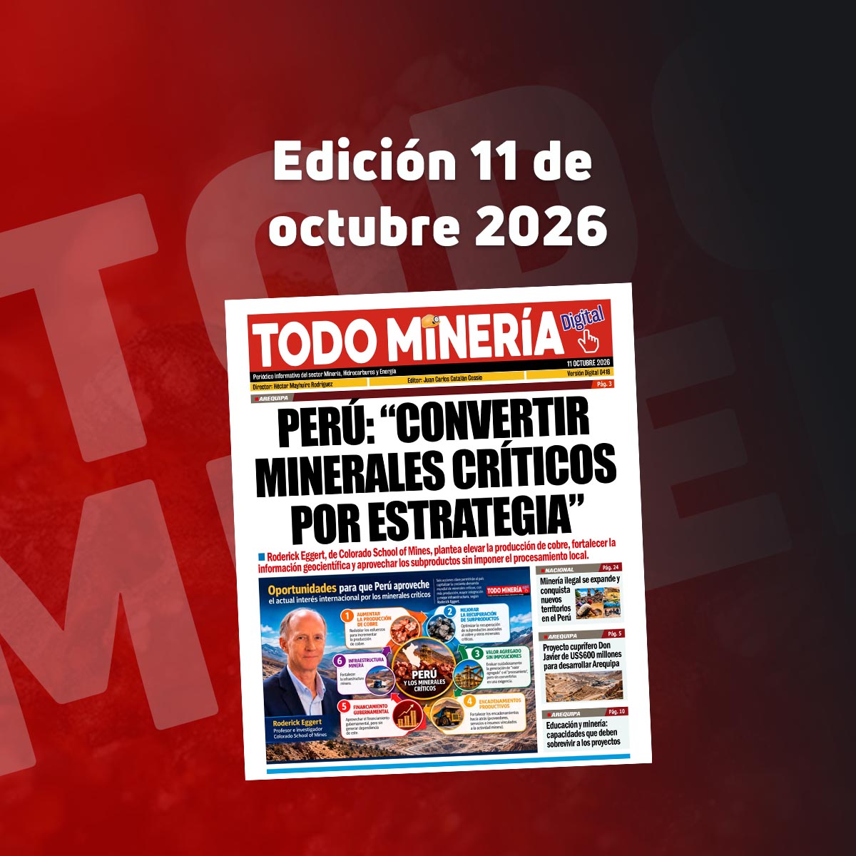 Semanario 11 de octubre 2026