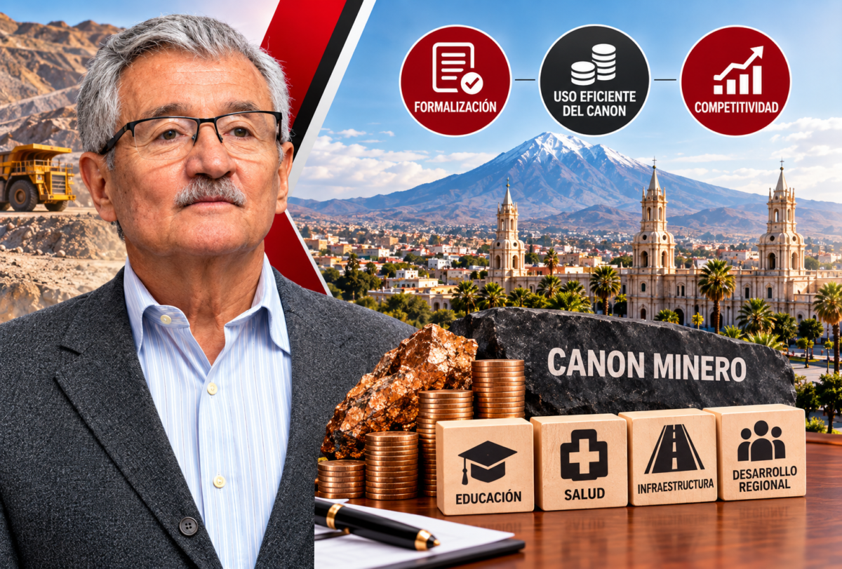 Mesa minera prioriza formalización y control del canon en Arequipa