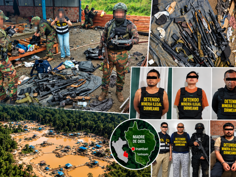 Minería ilegal escala violencia criminal en Madre de Dios